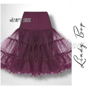 Lindy Bop Purple Petticoat Size UK 6 — 12 fits a US 2 — 8 // Small